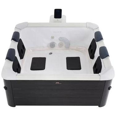 Oslo 6 - Person Square Inflatable Hot Tub – 120 Air Jets & Cover Included - Melillo EnterprisesHot TubsHot Tubs & SpasOutdoors